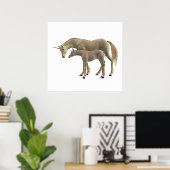 Poster Unicornes (Bureau à domicile)
