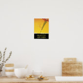 Poster Union aérienne Golden Ray (Cuisine)