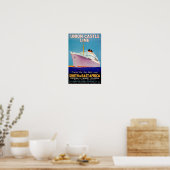 Poster Union Castle ~ The Big Ship Way (Cuisine)
