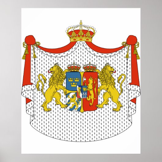 Poster Union entre la Suède et la Norvège (Devant)