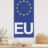 Poster Union européenne (Cuisine)