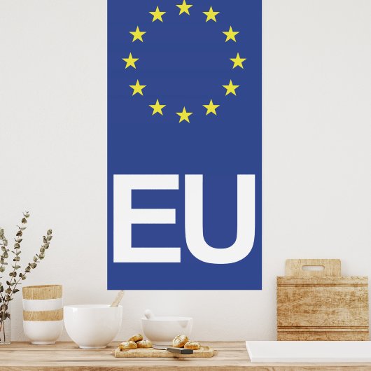 Poster Union européenne (Cuisine)