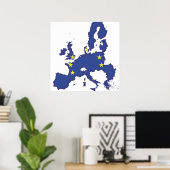 Poster Union européenne (Bureau à domicile)