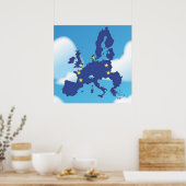 Poster Union européenne (Cuisine)