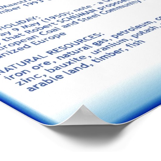 Poster Union européenne (Coin)