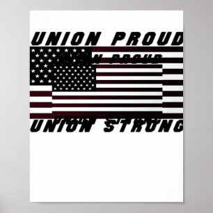 Poster Union Fière - Union forte classique
