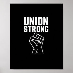 Poster Union Fière Union Solide Solidarité Soutenir Nos N