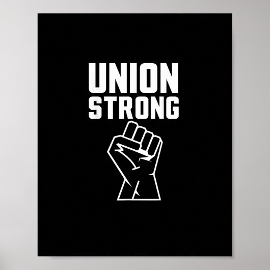 Poster Union Fière Union Solide Solidarité Soutenir Nos N (Devant)