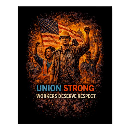 Poster Union forte en hausse (Devant)