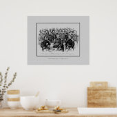 Poster Union Généraux de guerre civile (Cuisine)