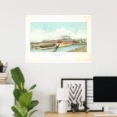 Poster Union Iron Works à San Francisco (1801A) (Bureau à domicile)