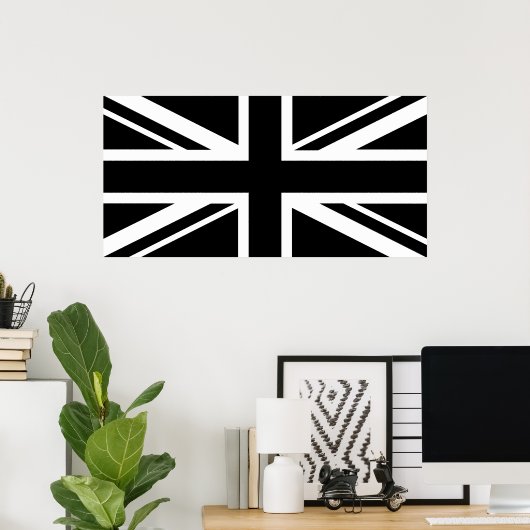 Poster Union Jack (Bureau à domicile)
