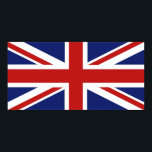 Poster Union Jack<br><div class="desc">Illustration de l'Union valorise le drapeau national de la Grande-Bretagne. Image disponible sur divers cadeaux et produits.</div>