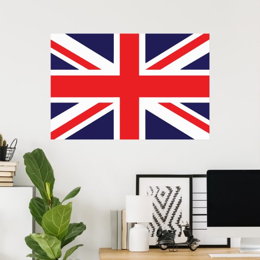 Poster Union Jack (Bureau à domicile)