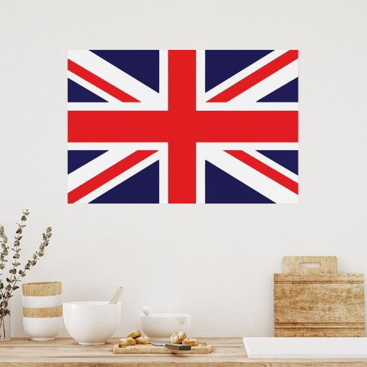 Poster Union Jack (Cuisine)