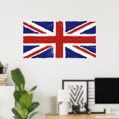 Poster Union Jack (Bureau à domicile)