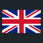 Poster Union Jack britannique<br><div class="desc">Le drapeau de l'Union de la Grande-Bretagne en rouge patriotique,  blanc et bleu. Saviez-vous - bien que communément appelé "Union Jack",  le nom actuel est le "drapeau de l'Union". On l'appelle l'Union Jack uniquement lorsqu'il part d'un bateau.</div>