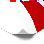 Poster Union Jack British Guitare Art 2 (Coin)
