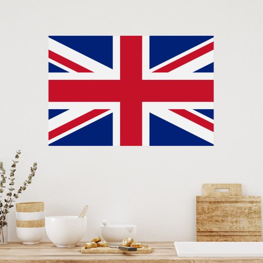 Poster Union Jack ~ Drapeau britannique (Cuisine)