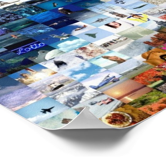 Poster Union Jack Montage (Coin)