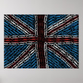 Poster Union Jack of Paperclips (Devant)