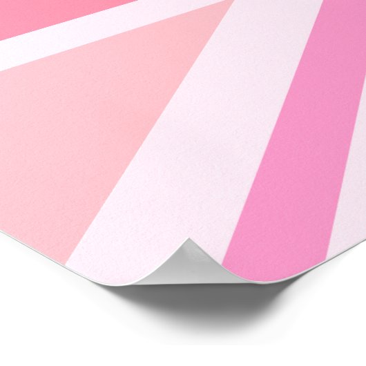 Poster Union Jack rose/Drapeau (Coin)