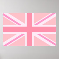Union Jack rose/Drapeau