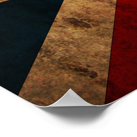 Poster Union Jack vintage (Coin)