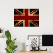 Poster Union Jack vintage (Bureau à domicile)