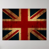 Poster Union Jack vintage (Devant)