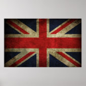 Poster Union Jack - Worn (Devant)
