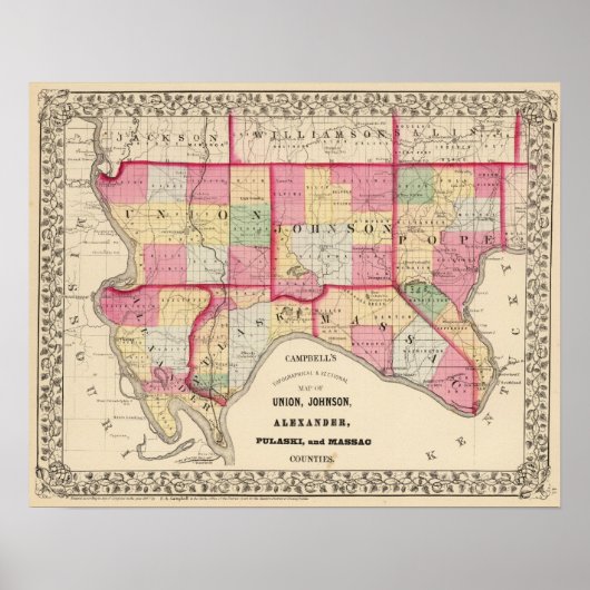 Poster Union, Johnson, Alexander, Pulaski (Devant)