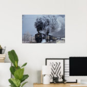 Poster Union Pacific, no 844 et no 3985, quittant Win (Bureau à domicile)