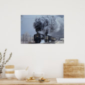 Poster Union Pacific, no 844 et no 3985, quittant Win (Cuisine)