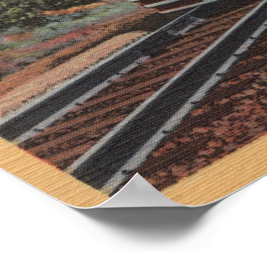 Poster Union Pacific Train, Ville de L.A. (Coin)