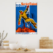 Poster Union soviétique (Cuisine)
