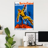 Poster Union soviétique (Bureau à domicile)