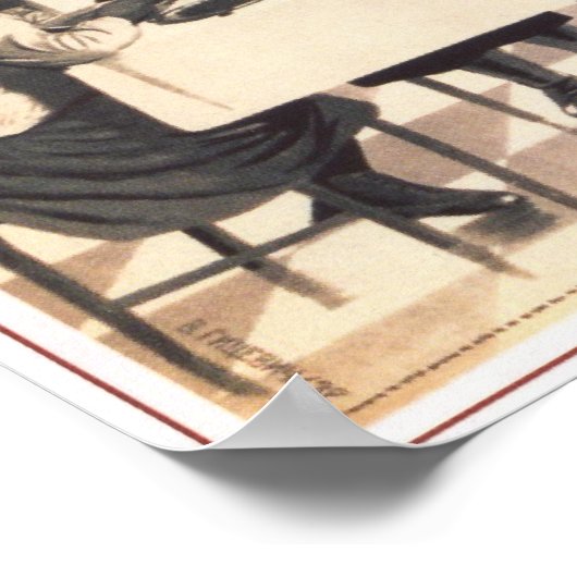 Poster Union soviétique Propagande 1932 (Coin)