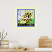 Poster Union Soviétique ~ URSS ~ CCCP ~ Timbre de poste (Cuisine)