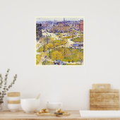 Poster Union Square au printemps par Frederick Childe Has (Cuisine)