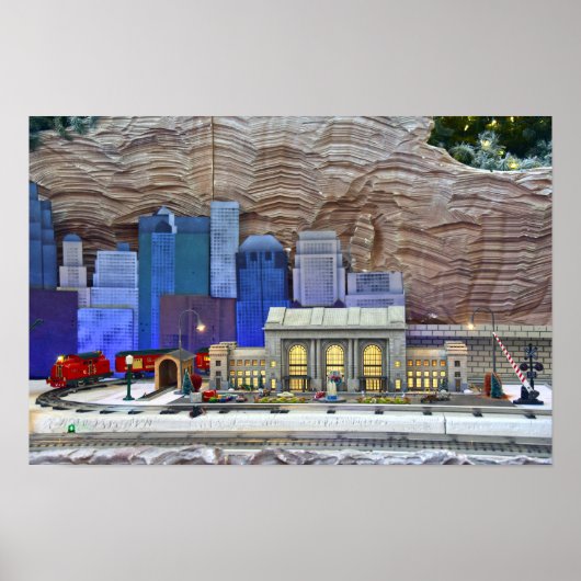 Poster Union Station, exposition de trains miniatures, Ka (Devant)
