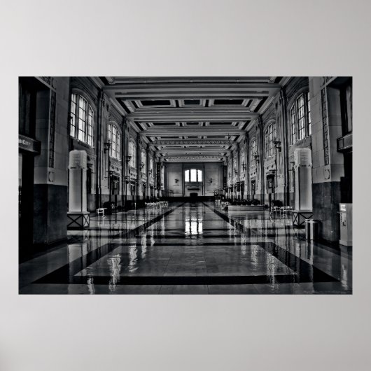 Poster Union Station Kansas City Missouri MO Canvas Impri (Devant)