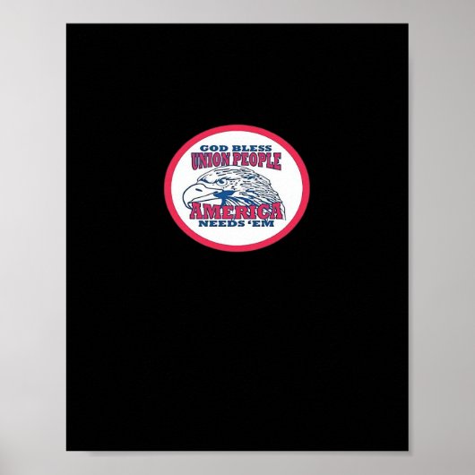 Poster Union Strong Funny Meme Classic (Devant)