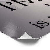 Poster Unique (Coin)
