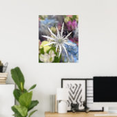 Poster unique à fleurs (Bureau à domicile)