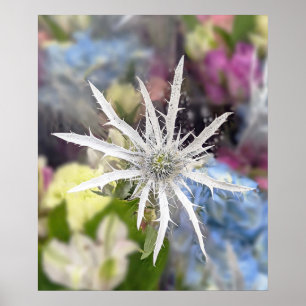 Poster unique à fleurs