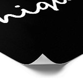 Poster Unique ASL Alphabet American Sing Language ASL Tea (Coin)