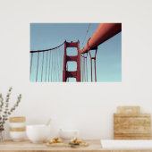 Poster Unique Golden Gate Bridge, San Francisco Photo (Cuisine)