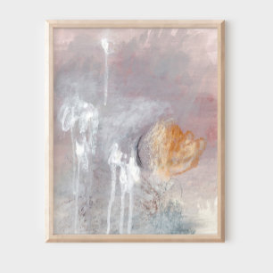 Poster Unique gris moderne minimaliste art abstrait Poste