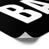 Poster Unique Moderne I Love Basketball (Coin)